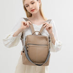 Eleganter Rucksack aus echtem Leder für stilvolle Abenteuer