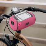 Waterproof Handlebar Bag with Touchscreen for Bicycles