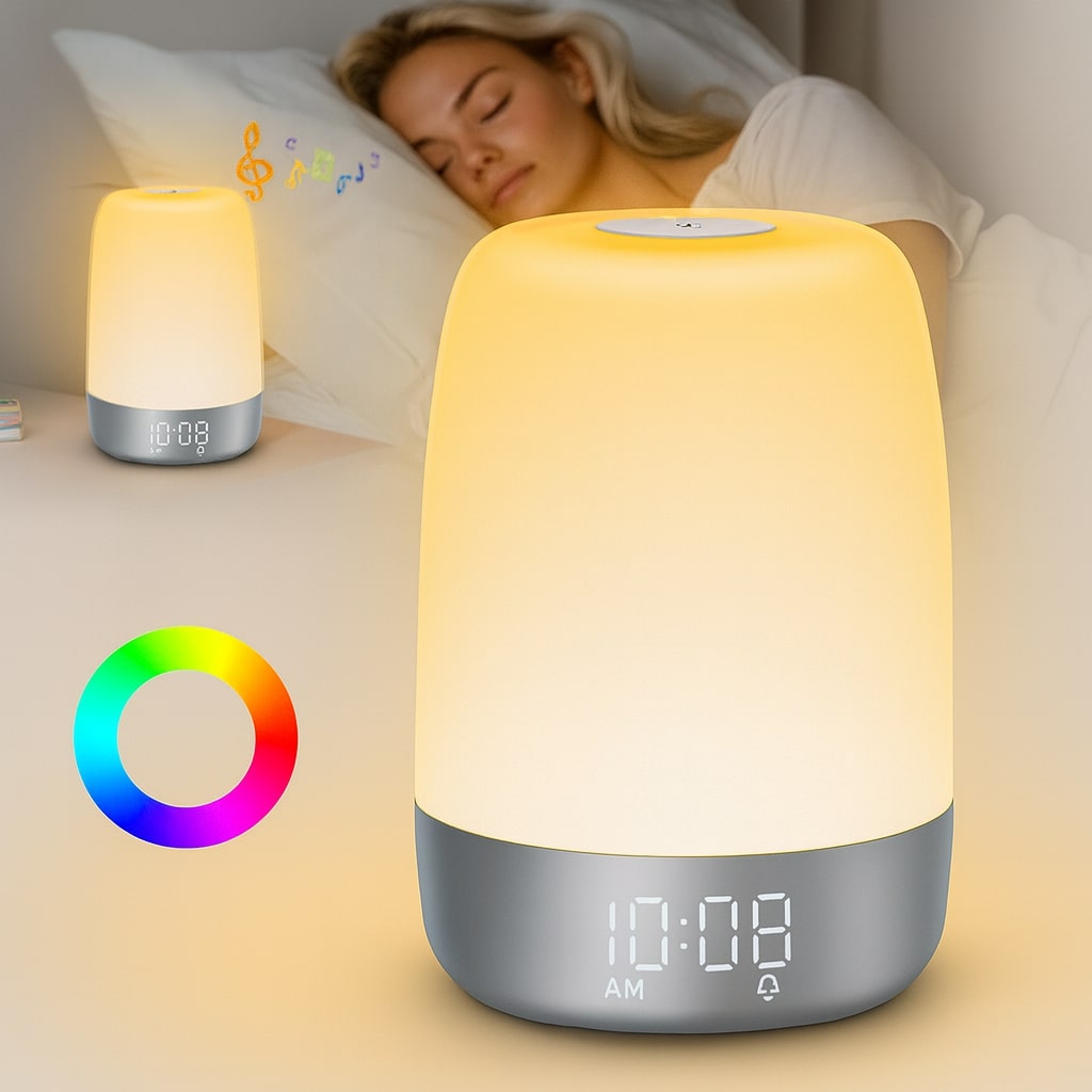 Gentle Dawn Simulator Alarm Clock for a Relaxed Start