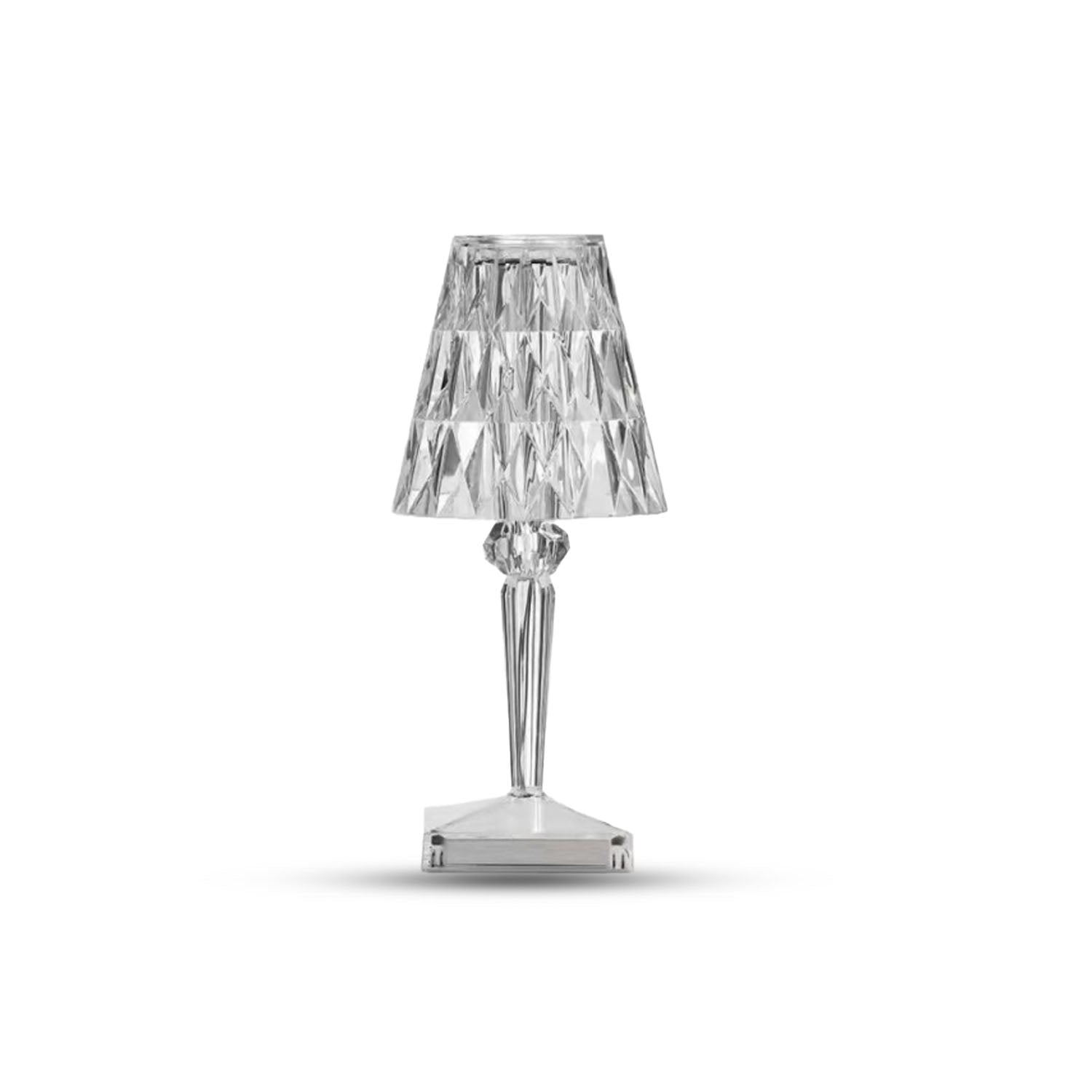 Crystal Lamp with Touch Sensor and USB – Elegant Table Lamp