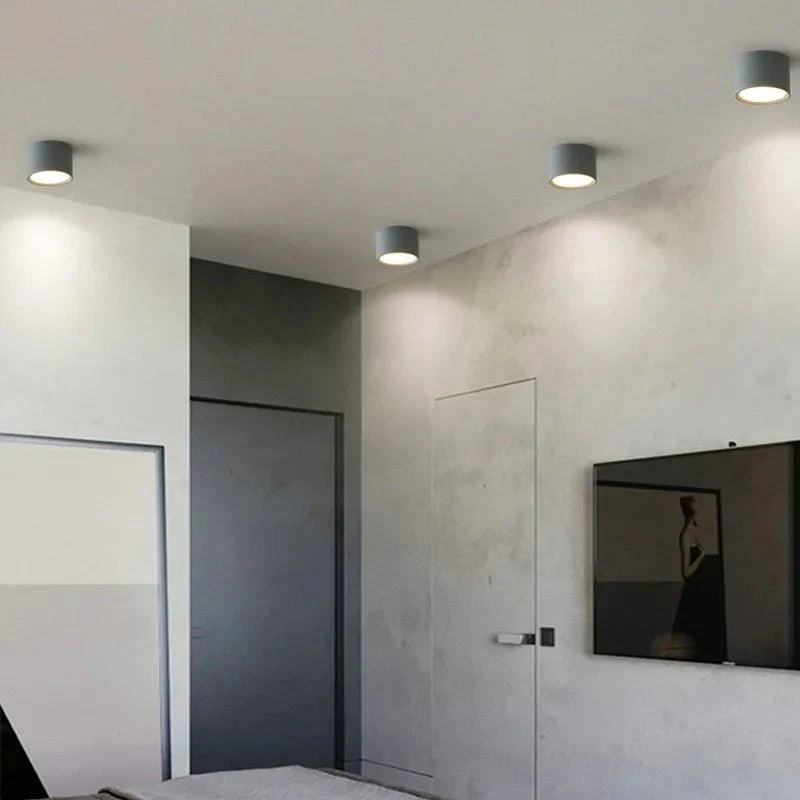 Helle runde LED-Deckenleuchte für Flur und Küche