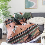Farbenfrohe Wohndecke mit stilvollem Design