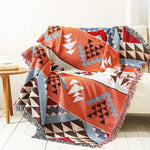 Farbenfrohe Wohndecke mit stilvollem Design