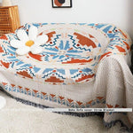 Farbenfrohe Wohndecke mit stilvollem Design