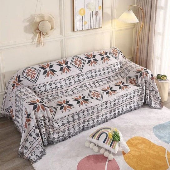 Farbenfrohe Wohndecke mit stilvollem Design