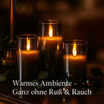 Sichere LED Kerzen mit Fernbedienung für stimmungsvolle Abende