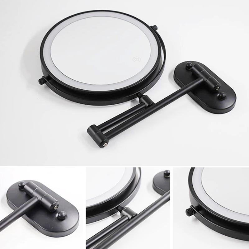 Reflektix | Klarblick – Rechargeable LED Magnifying Mirror with Touch Control