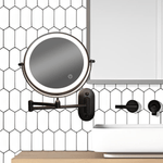 Reflektix | Klarblick – Rechargeable LED Magnifying Mirror with Touch Control