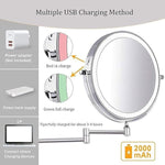 Reflektix | Klarblick – Rechargeable LED Magnifying Mirror with Touch Control