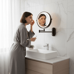 Reflektix | Klarblick – Rechargeable LED Magnifying Mirror with Touch Control