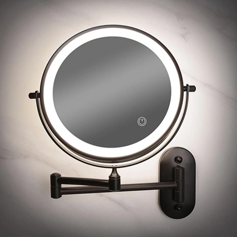 Reflektix | Klarblick – Rechargeable LED Magnifying Mirror with Touch Control