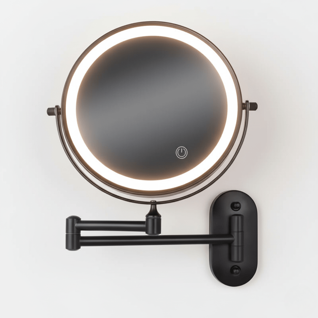 Reflektix | Klarblick – Rechargeable LED Magnifying Mirror with Touch Control
