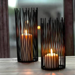 Stylish Black Metal Candlestick for Every Celebration