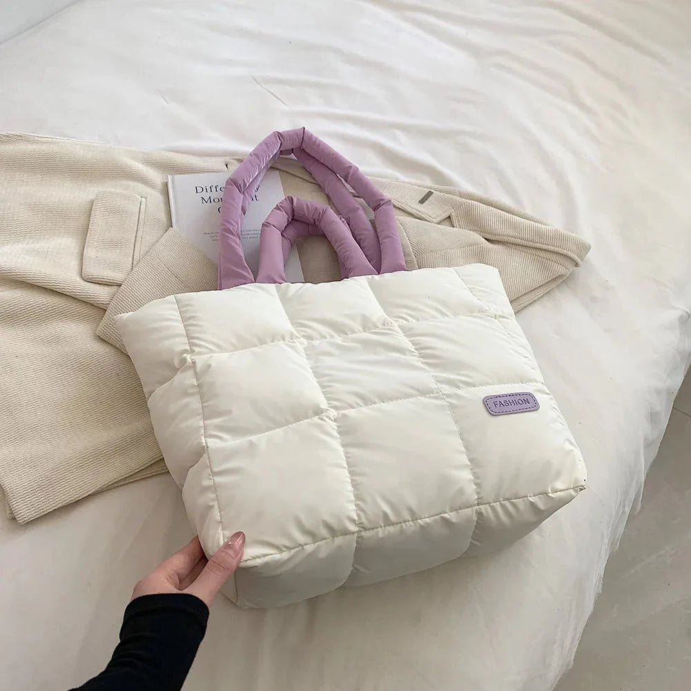Elegante Gesteppte Tasche mit Vielseitigem Stauraum