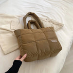 Elegante Gesteppte Tasche mit Vielseitigem Stauraum