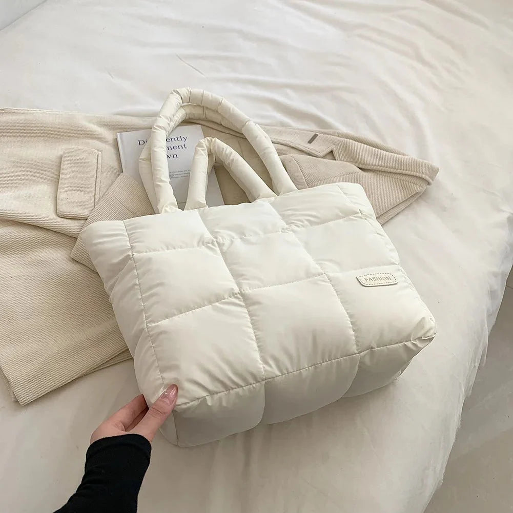 Elegante Gesteppte Tasche mit Vielseitigem Stauraum