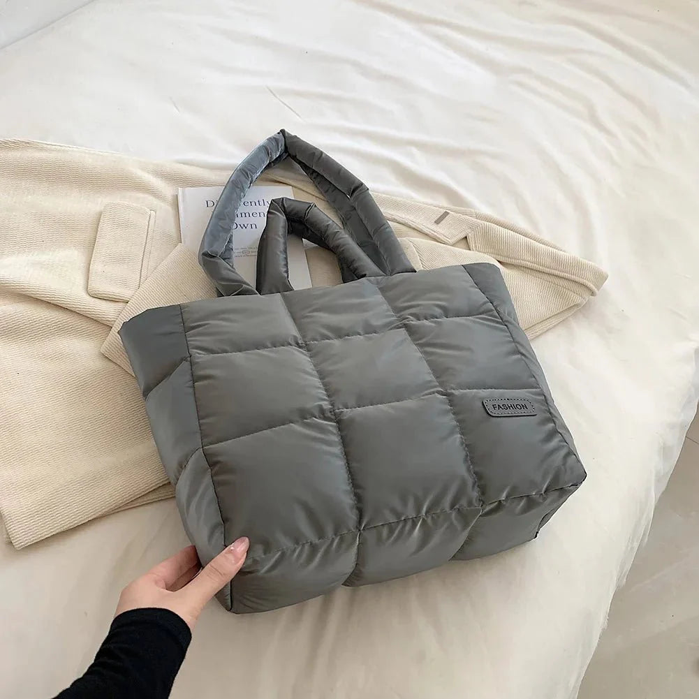 Elegante Gesteppte Tasche mit Vielseitigem Stauraum