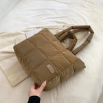 Elegante Gesteppte Tasche mit Vielseitigem Stauraum