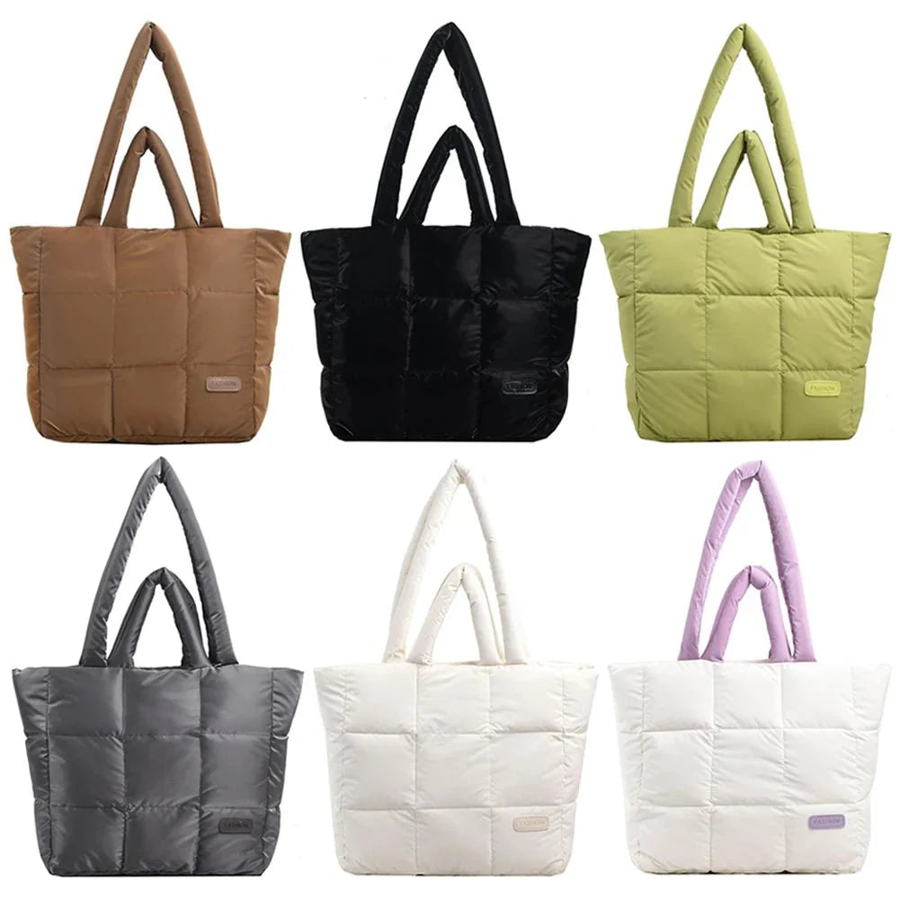 Elegante Gesteppte Tasche mit Vielseitigem Stauraum