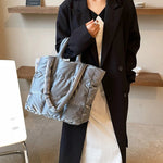 Elegante Gesteppte Tasche mit Vielseitigem Stauraum