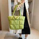 Elegante Gesteppte Tasche mit Vielseitigem Stauraum