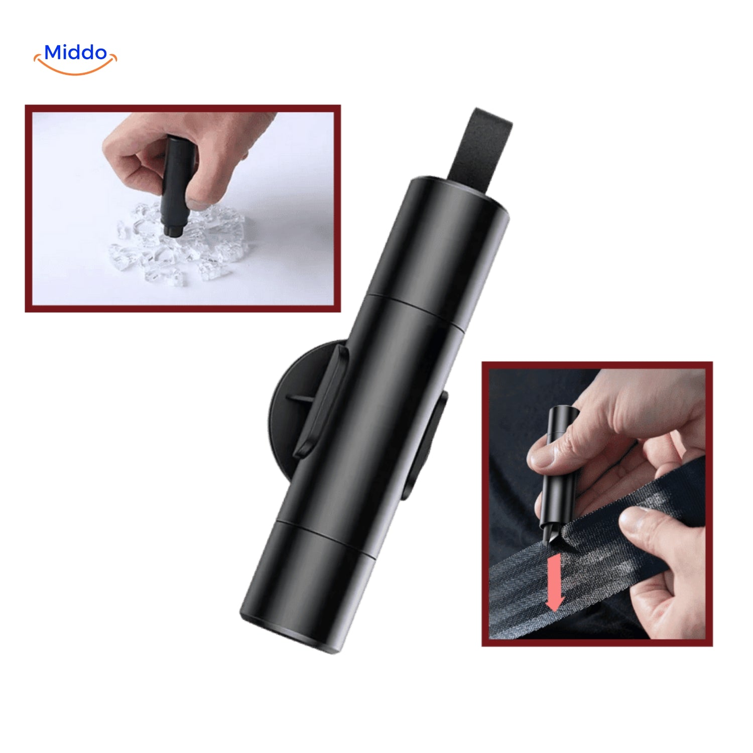 Emergency Tool Pro: 4-in-1 Safety Helper for Your Car