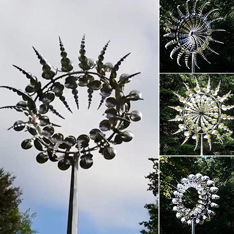 Wunderschöne Windmühle aus Metall für Ihren Garten – 50% Rabatt!