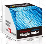 Foldable Geometric Cube – Creative 3D Puzzle for Kids and Adults