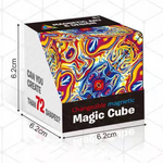 Foldable Geometric Cube – Creative 3D Puzzle for Kids and Adults