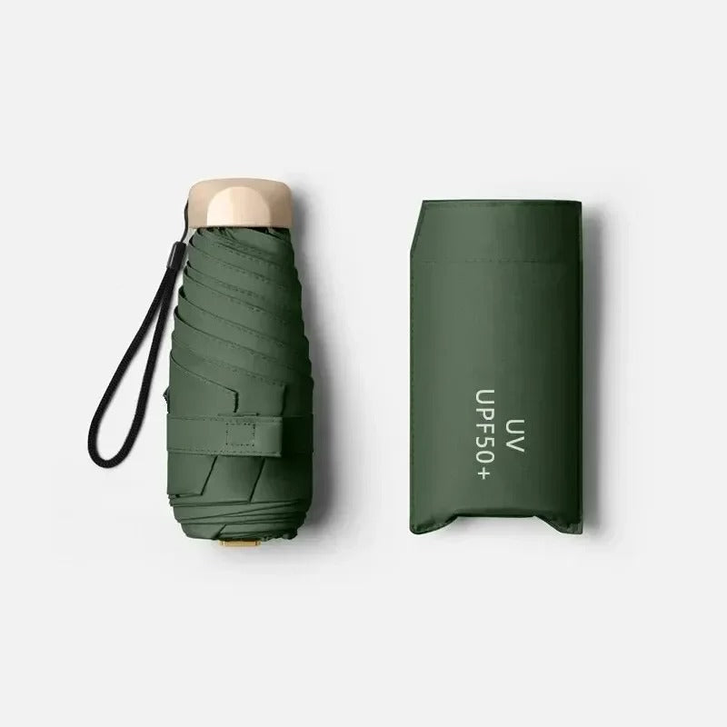 Foldable Mini Umbrella Solara – Compact, UV Protection & Wind-Resistant