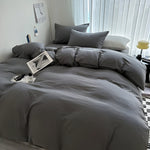SerenityNest - Cotton Duvet Cover Set for Ultimate Sleeping Comfort