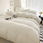Cotton Duvet Cover Set in Solid Colors