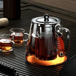 Heat-Resistant Glass Carafe with Stainless Steel Filter - CrystalBrew Mug