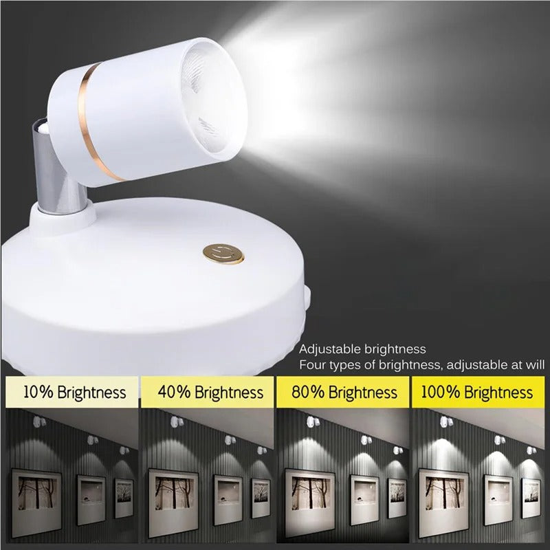 Kabelloser LED-Spot: Perfekte Beleuchtung für drinnen und draußen