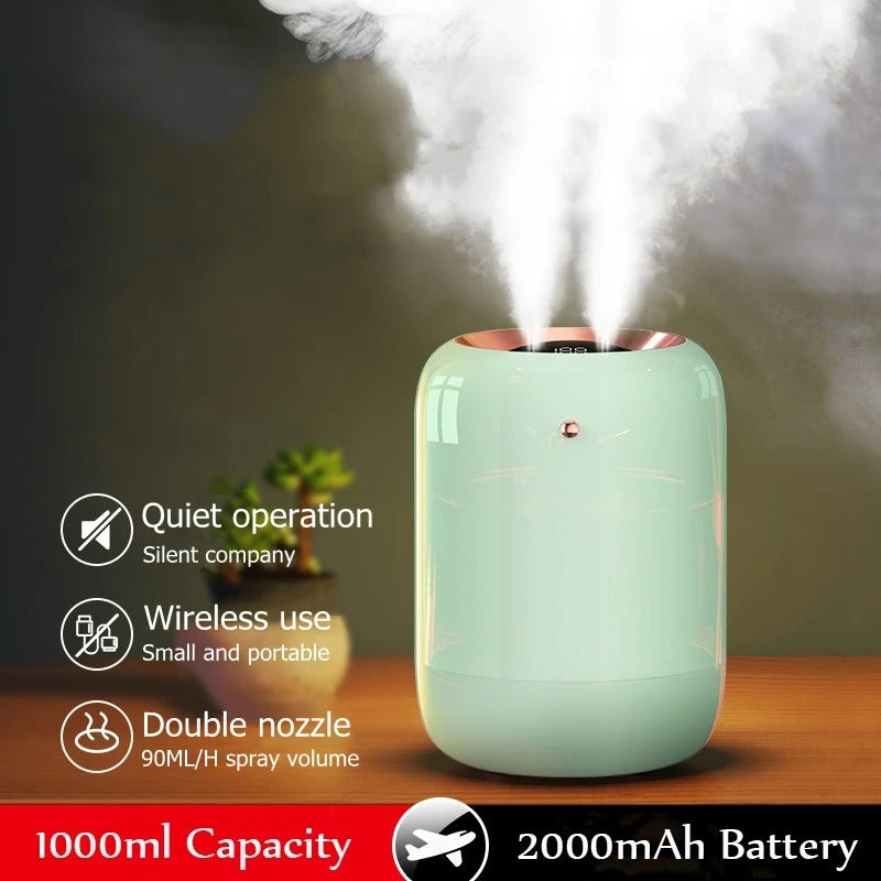 AirWave | UV-Hydrator – Quiet Portable Humidifier with UV Disinfection for Freshness and Comfort
