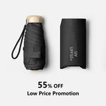Foldable Mini Umbrella Solara – Compact, UV Protection & Wind-Resistant