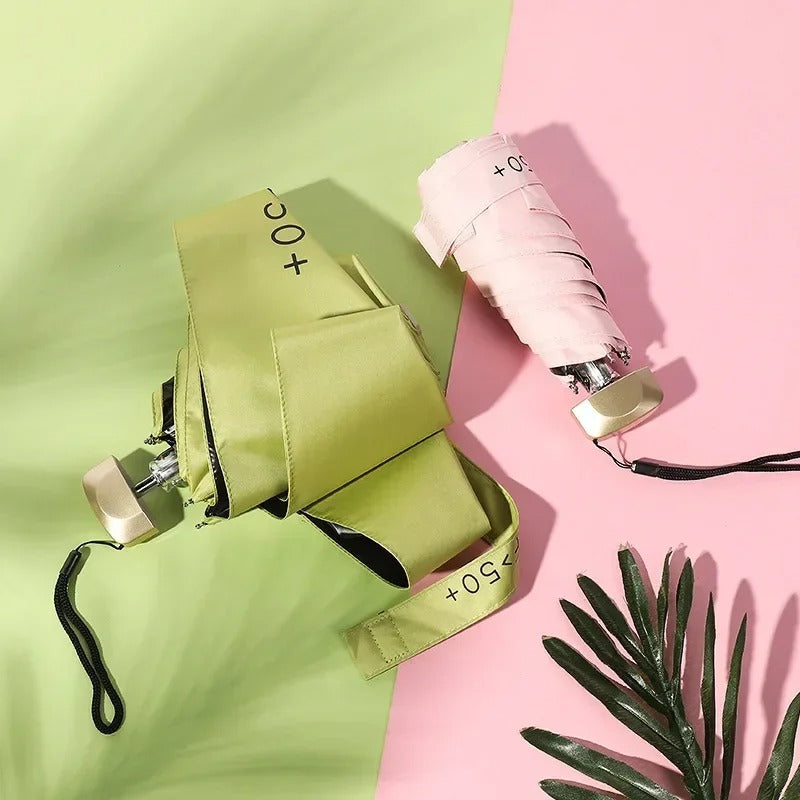 Foldable Mini Umbrella Solara – Compact, UV Protection & Wind-Resistant