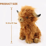 Fluffy Highland Cuddle Toy – Soft Cow for All Ages