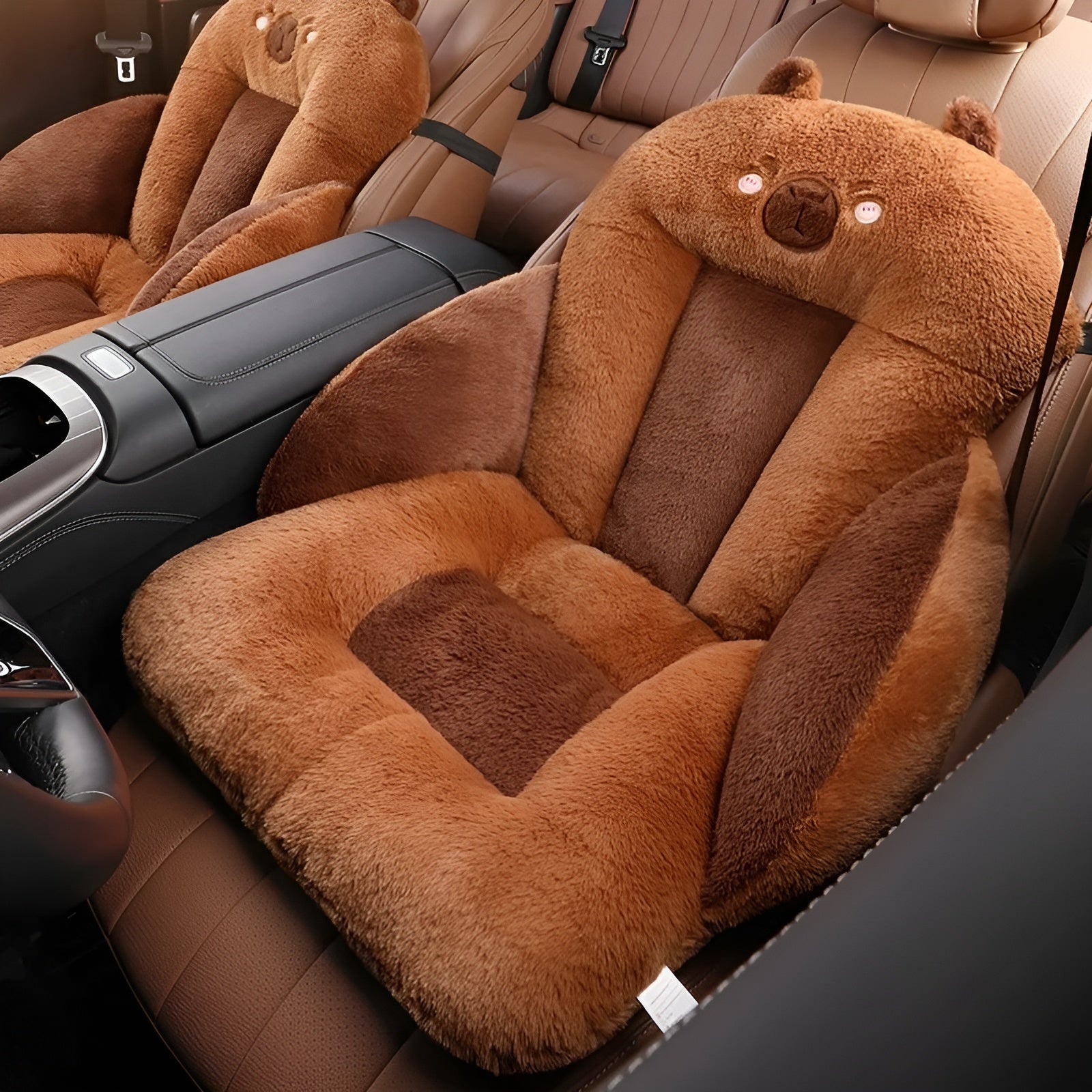 Cartoon Car Seat Cushion - Thickly Padded for Office and Home
