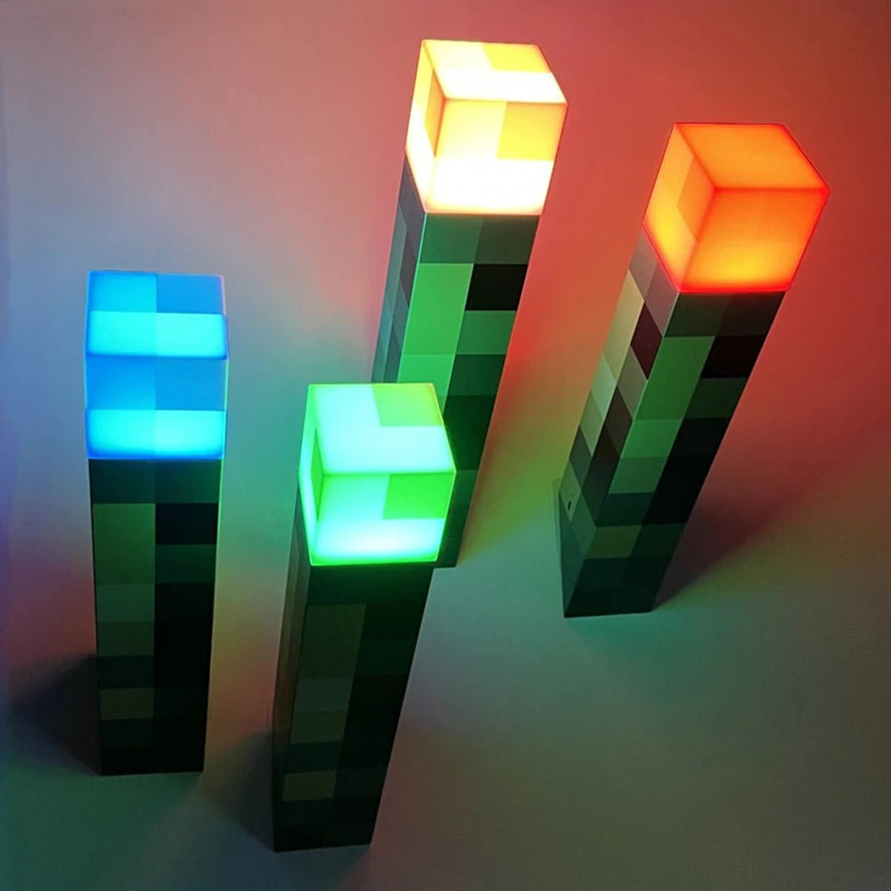 USB Lamp with Warm Light – Pixel Design for Gamers