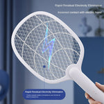 Rechargeable 2-in-1 Electric Fly Swatter and Insect Killer – 2500V Chemical-Free
