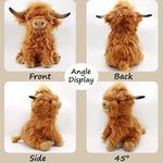 Fluffy Highland Cuddle Toy – Soft Cow for All Ages