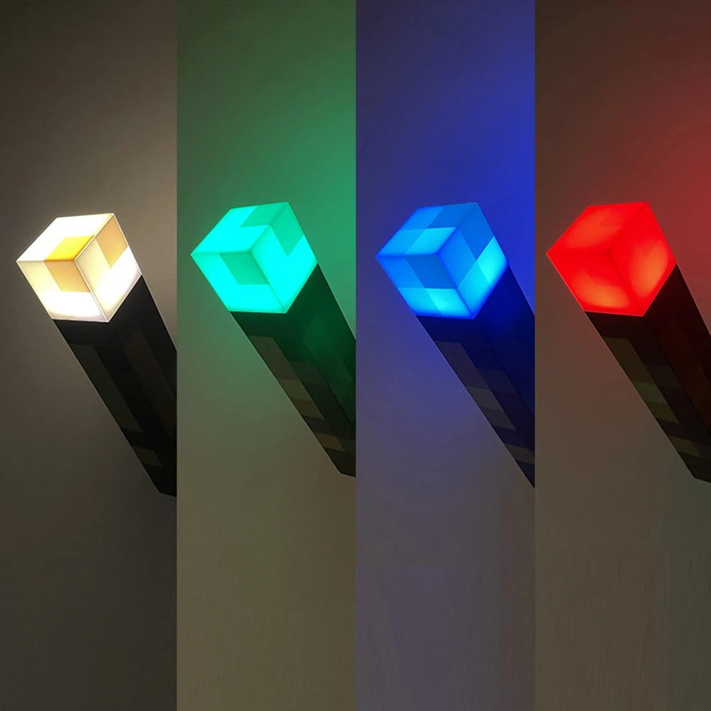 USB Lamp with Warm Light – Pixel Design for Gamers