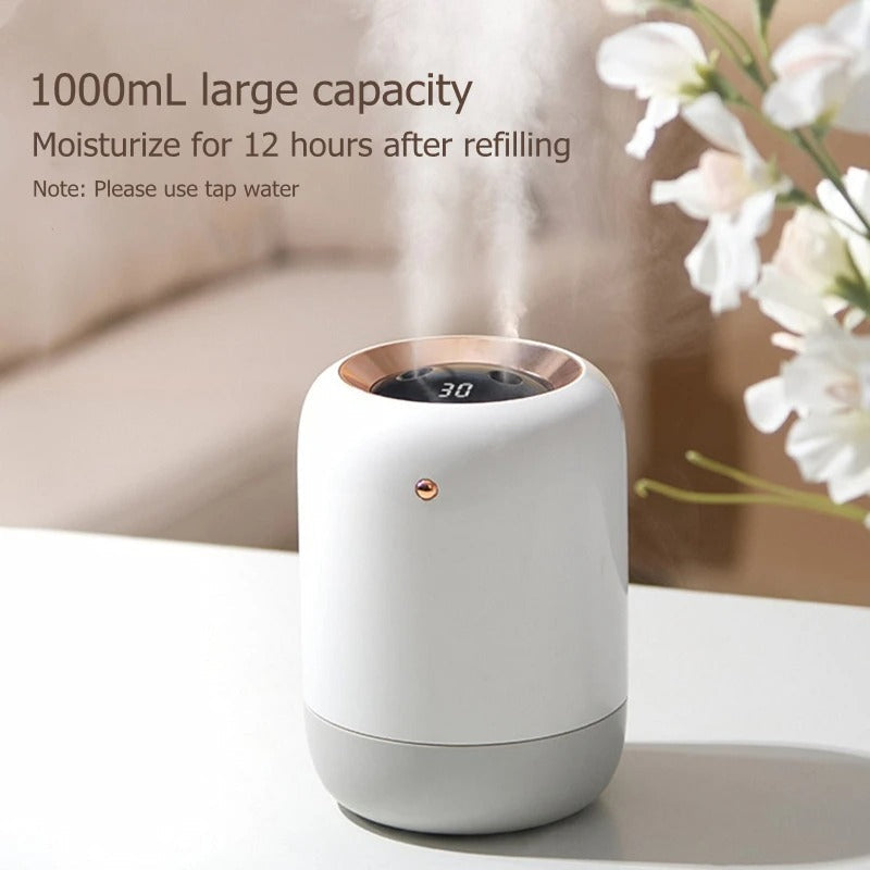 AirWave | UV-Hydrator – Quiet Portable Humidifier with UV Disinfection for Freshness and Comfort