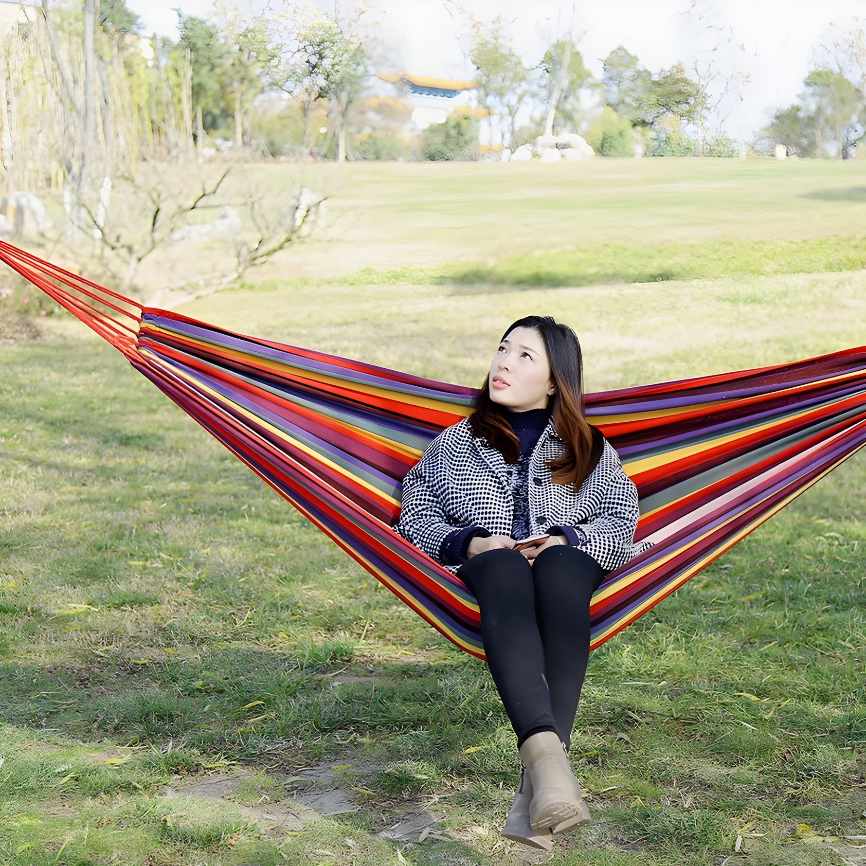 Luftige Entspannungshängematte – Ideal für Abenteuer und Relaxen