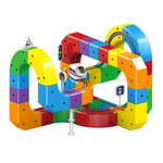 Toy Railway with Magical Cubes for Children
