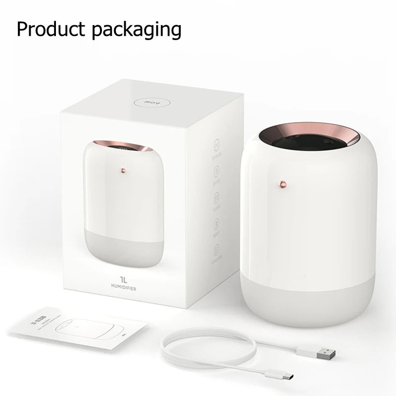 AirWave | UV-Hydrator – Quiet Portable Humidifier with UV Disinfection for Freshness and Comfort