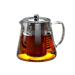 Heat-Resistant Glass Carafe with Stainless Steel Filter - CrystalBrew Mug