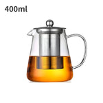 Heat-Resistant Glass Carafe with Stainless Steel Filter - CrystalBrew Mug
