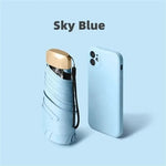 Foldable Mini Umbrella Solara – Compact, UV Protection & Wind-Resistant